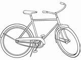 Bicicleta Bicicletta Fahrrad Ausmalen Bilder Malvorlage Ausmalbild Trasporto Mezzi sketch template