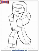 Minecraft Coloring Steve Pages Sketch Printable Herobrine Easter Template Paintingvalley Library Clipart Dog sketch template