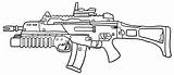 Fusil Coloriage Imprimer Carabine sketch template