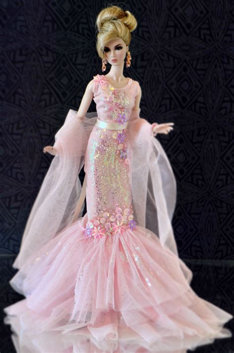winter fairytale fashion royalty collection barbie gowns doll dress