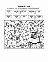 Multiplication Digit Two Worksheet Mystery 7th Nology Thinking Discover sketch template