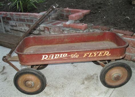 vintage  radio flyer large wagon firestone tires instappraisal