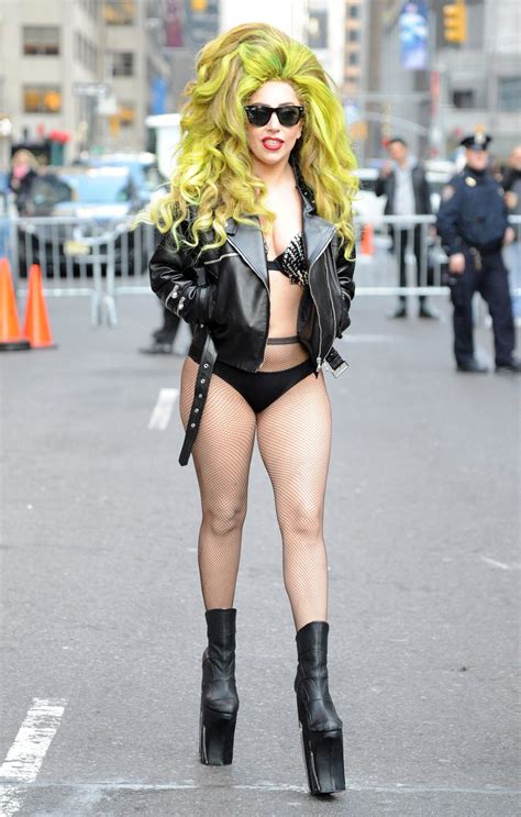 lady gaga 30th birthday pictures of her 30 craziest outfits meat