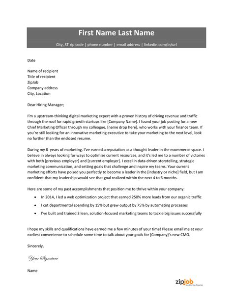 top ceo cover letter examples   vrogueco