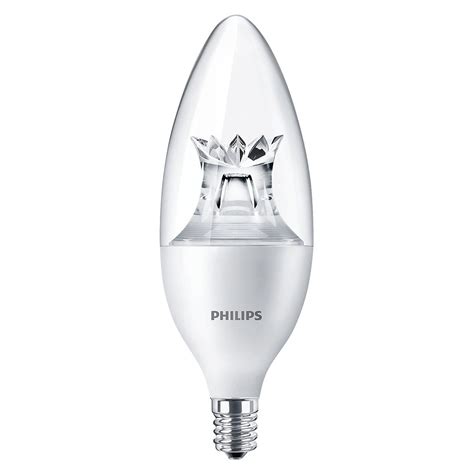 philips   dimmable warm white  candelabra  replacement led bulb walmartcom