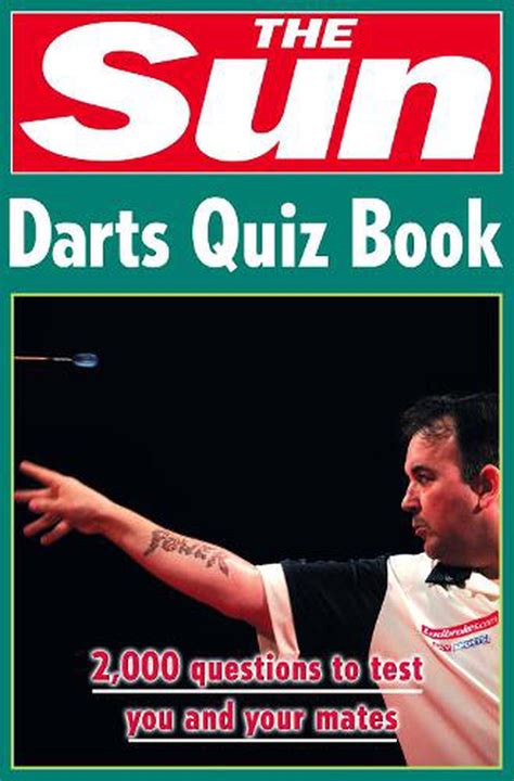 sun darts quiz book   darts questions  chris bradshaw english  ebay