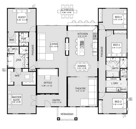 bedroom house plans apartment layout