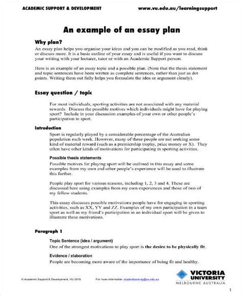 proposal essay outline template