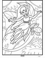 Fairy Coloring Pages Forest Enchanted Quiver Color Crayola Alive Printable Drawing Fair Colouring Colour Book Print Getdrawings App Adult Life sketch template