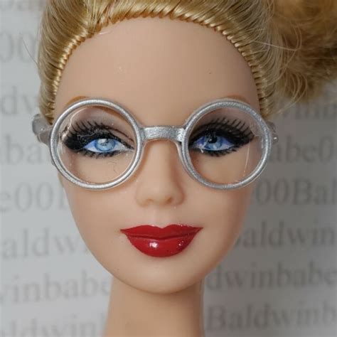 Glasses ~ Barbie Doll Susan B Anthony Silver Round Frame Reading