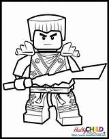 Coloring Ninjago Lego Pages Spinjitzu Comments Masters sketch template