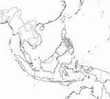 Asia Southeast Blank Map Printable Maps sketch template