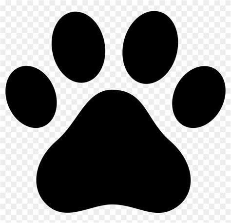 medium resolution  dog paw clip art black paw print dog paw print