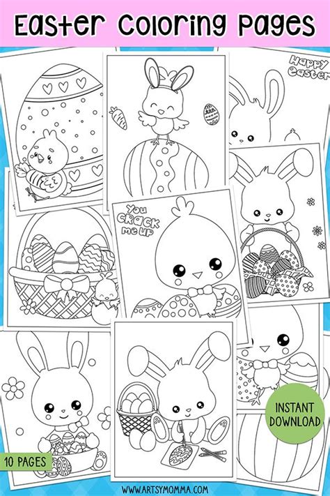 printable easter coloring pages  kids   easter coloring