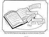 Proverbs Coloring sketch template