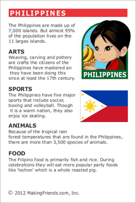 Facts About Philippines Makingfriendsmakingfriends