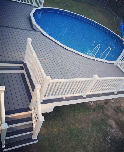 Prefabricated Deck Kits For Above Ground Pool Home Elements And Style