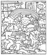 Pages Noah Ark Coloring Noahs Printable Lds Drawing Primary Children Activities Playing Activity Hidden Kids Sheets Flood Covenant Color Rainbow sketch template