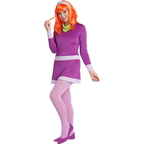 Scooby Doo Daphne Costume Adult Standard Size Purple Mini