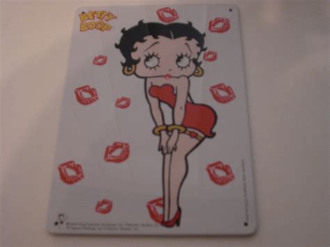 Betty Boop Kissing Lips Wall Plaque New Ebay