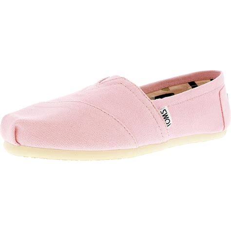 toms toms womens classic canvas pink icing ankle high flat shoe  walmartcom walmartcom