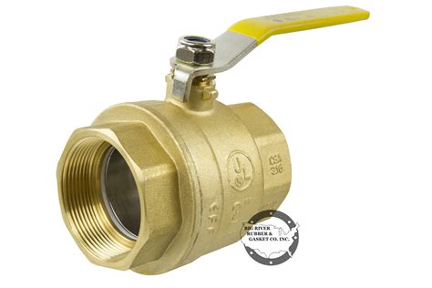 brass ball valve  big river rubber gasket