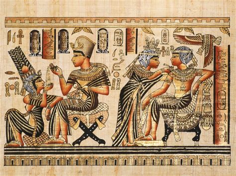 King Tut And Queen Ankhesenamun Ancient Egypt Art