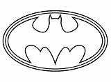 Coloring Bat Signal Getdrawings Pages Batman Symbol sketch template