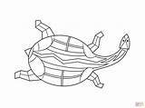 Aboriginal Turtles Entitlementtrap Supercoloring Aborigène Tortue Designlooter sketch template