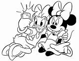 Minnie Coloring Colorare Disegni Bambini Disneyclips sketch template