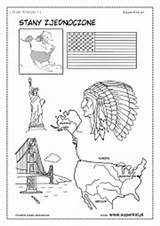 Kolorowanki Ameryki Kraje Superkid Północnej Innych Stany Zjednoczone sketch template