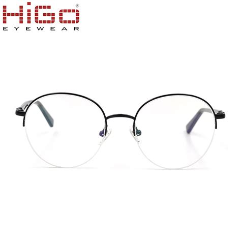 metal eyeglasses  rim optical frame eyewear  circle lens