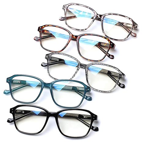 buy sigvan 5 pack blue light blocking reading glasses for women