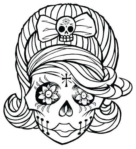 evil skull coloring pages  getdrawings