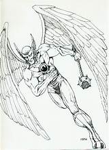 Hawkman Deviantart sketch template