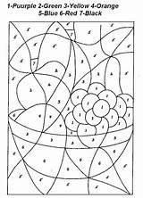 Numeros Dupa Coloreaza Numere Colorare Freekidscoloringandcrafts Colorat Frutta Mozaiki Kolorowanki Druku Cesto Numeri Desene Trafic Scegli sketch template