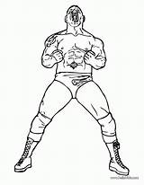 Coloring Wwe Pages Wrestlers Popular sketch template