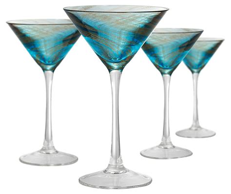 Artland Misty Martini Glass Set Of 4 8 Oz