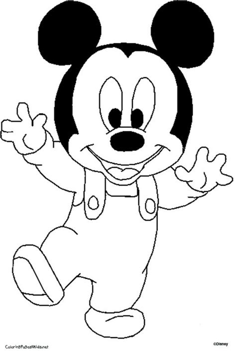 baby mickey mouse coloring pages disney traveling ideas pinterest