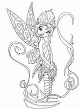 Coloring Fairy Pages Periwinkle Fairies Gothic Printable Pixie Cartoon Princess Hollow Tinkerbell Wings Color Secret Kids Club Popular Pixies Getcolorings sketch template