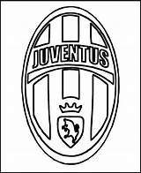 Logo Coloring Club Juventus Soccer Pages Printable Adults Kids sketch template