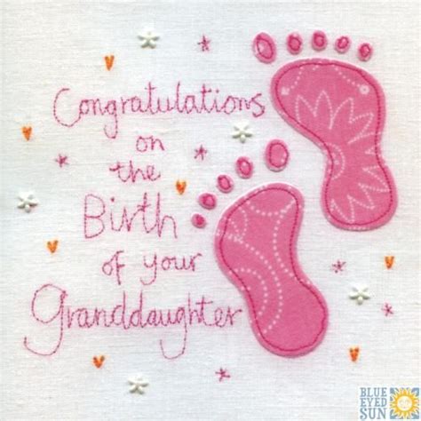 birth of a great granddaughter card x87 on the birth of