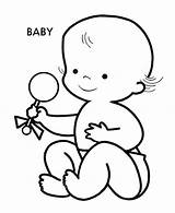 Baby Coloring Pages Newborn Boy Doll Printable Drawing Funny Chair Print Infant Babies Pacifier Bae Cute Color Sun Praying Getcolorings sketch template