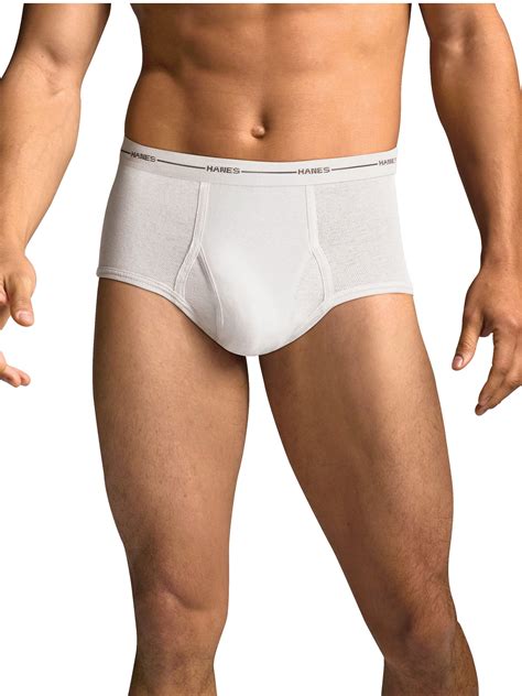 hanes mens freshiq comfort flex waistband white briefs  pack