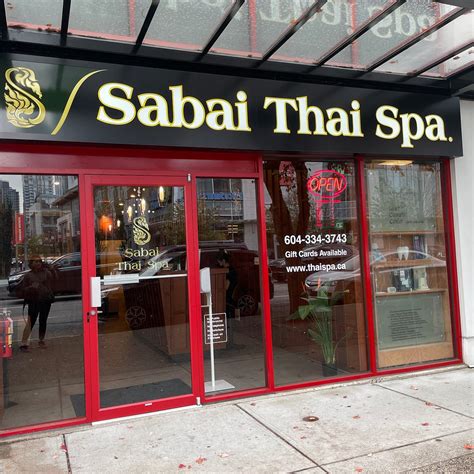 sabai thai spa metrotown burnaby atualizado    saber antes