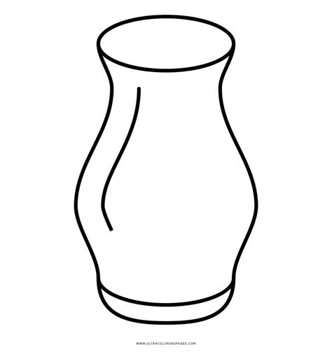 vase clipart coloring vase coloring transparent