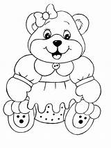 Ursinhos Fofos Desenhos Colorir Riscos Urso Osita Ursinho Teddy sketch template
