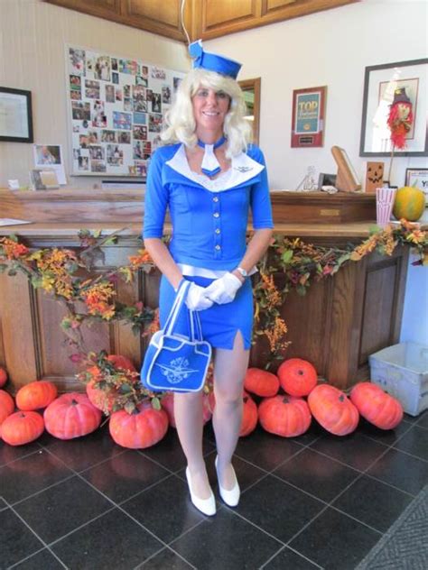 Women S Sexy Retro Stewardess Costume