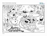 Coloring Christmas Pages Mickey sketch template
