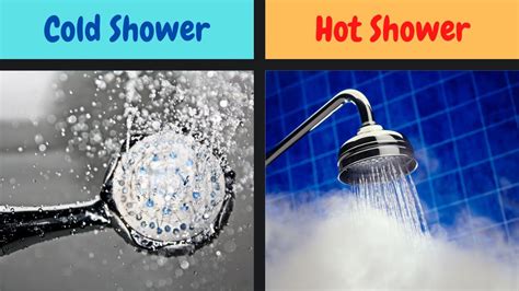 Hot Shower Vs Cold Shower Youtube
